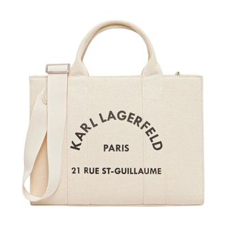 Karl Lagerfeld Mujer, Bolsos, Beige, Talla: ONE Size