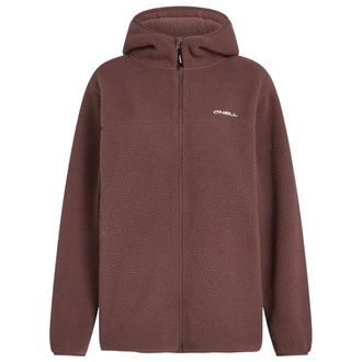 O'Neill ONeill Must-Have Long Full Zip High Pile Fleecejacke f&uuml;r Damen | braun