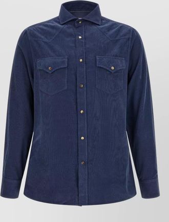 Brunello Cucinelli corduroy shirt