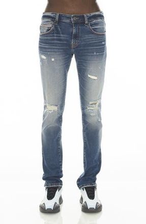 Cult of Individuality Rocker Slim Fit Ripped Jeans in Stoke at Nordstrom Rack, Size 44