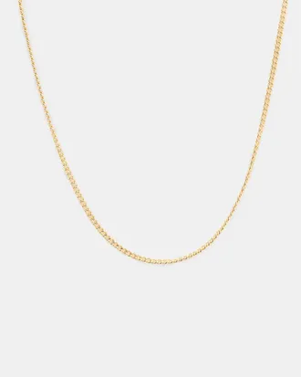 AllSaints Halle Curb Chain Necklace
