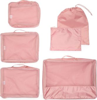 Mytagalongs Set of 6 Packing Pods in Blush/rosegold at Nordstrom Rack
