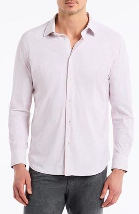 Robert Graham Thurston Paisley Knit Button-Up Shirt in Light Pink at Nordstrom Rack, Size Xxx-Large
