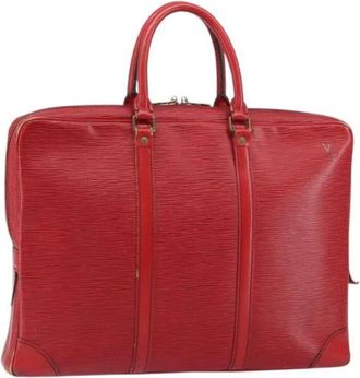 Louis Vuitton Pre-owned Handbags, female, Red, Size: ONE SIZE Pre-owned Leather Handbag