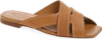 Tod's Slide Sandal in Biscotto Chiaro at Nordstrom, Size 8.5Us