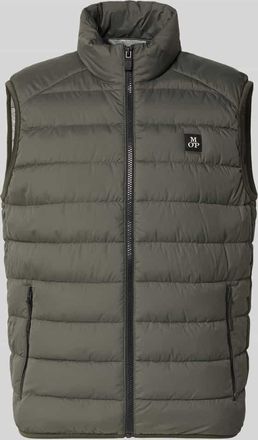 Marc O'Polo Regular Fit Steppweste aus wasserabweisendem Material in Khaki, Größe XXXL