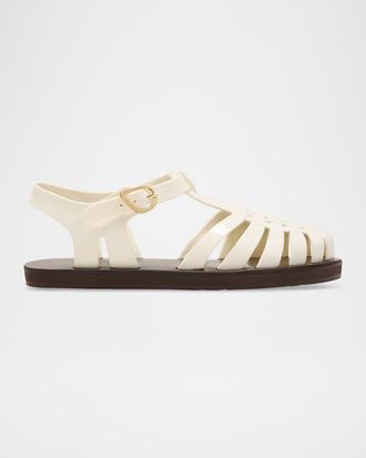 Ancient Greek Sandals Homeria Jelly Fisherman Sandals