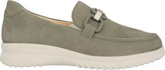 Ganter Stijlvolle Loafer in Groen - Dames - Loafers - Groen - 35 1/2 EU - Leer - Schoenen