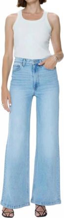 Pistola Denim Lana Wide Leg Jeans In Perspective