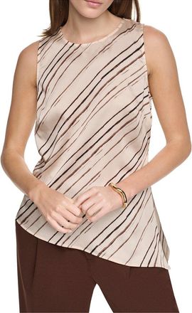 Halston Heritage Sleeveless Printed Top