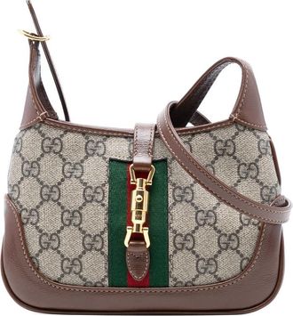 Gucci Pre-owned Gucci Mini GG Supreme Web Jackie 1961 Crossbody Ladies 637092A.493075
