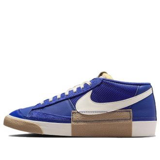 Nike Blazer Low Pro Club Deep Royal Blue Gum Light Brown Metallic Gold Pale Ivory FZ3083-400