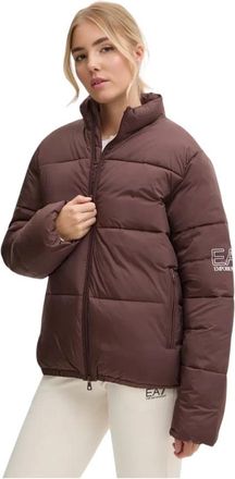Emporio Armani Donsjassen - Dames - Winterjassen - Bruin - XS - Polyester - Jassen