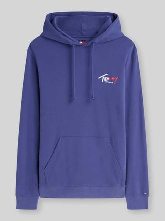 Tommy Jeans Relaxed Fit Sweatshirt aus reiner Baumwolle in Rauchblau, Gr&ouml;&szlig;e XXL
