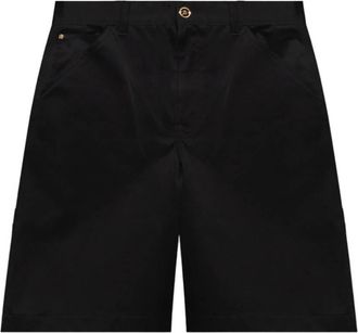Versace Medusa Hardware Gabardine Cargo Shorts, Brand Size 46 ( US Size 30 )