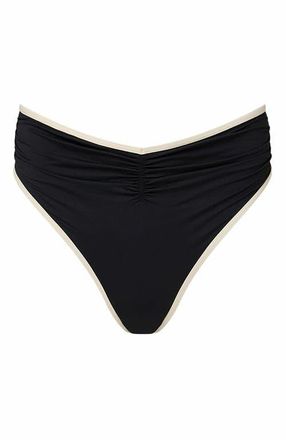 WeWoreWhat High Rise Ruched Bottom in Dk Navy/offwh at Nordstrom, Size Xx-Large