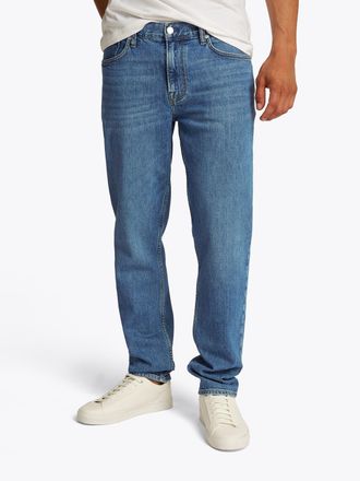 Tommy Hilfiger Tapered-fit-Jeans TOMMY HILFIGER HARLEM Tapered Fit, Herren, Gr. 33, L&auml;nge 34, roger indigo, Denim/Jeans, Obermaterial: 80% Baumwolle, 19% Lyocell, 1%