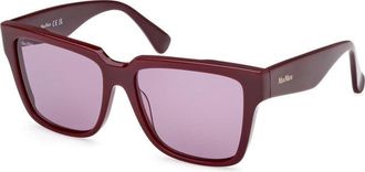 Max Mara MM0078 69Y Shiny Bordeaux/Violet