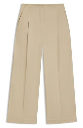 BOSS Tulotta Wide Leg Pants in Pumice at Nordstrom, Size 16