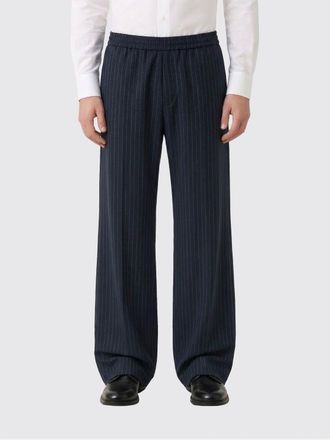 Barena Wide-Leg Virgin Wool Stretch Pinstripe Trousers