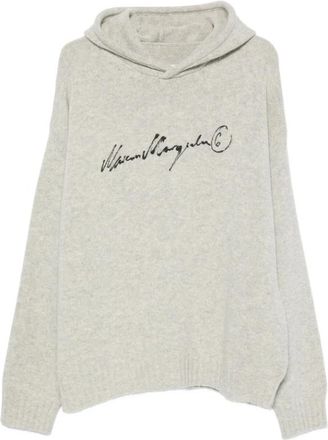 Maison Margiela Knit Hoodie - Heren - Hoodies - Grijs - 2XL - Hoodies & sweatvesten