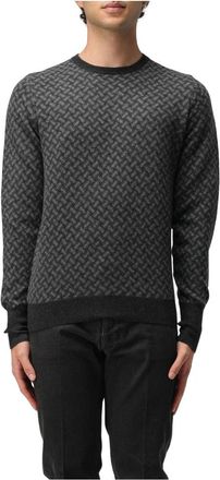 Drumohr Casual Ronde Hals Sweaters - Heren - Ronde hals truien - Grijs - 2XL - Truien & Vesten
