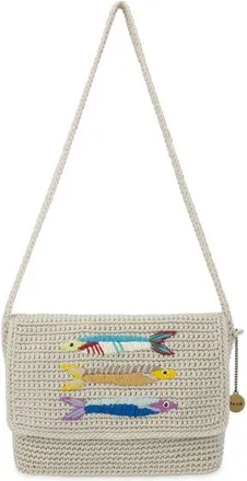The Sak Marlow Crochet Flap Shoulder in Sardines at Nordstrom