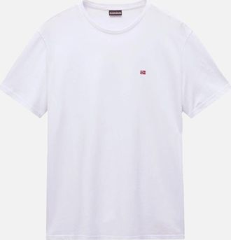 Napapijri Mens Napapijri Salis Sum T-Shirt White - Size: 40