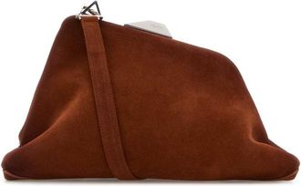The Attico Brown Day Off clutch