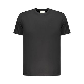 Calvin Klein T-Shirts, male, Black, Size: XL Cotton Graphic Print Crew Neck T-Shirt