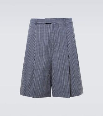 Givenchy Checked cotton Bermuda shorts