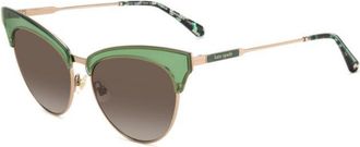 Kate Spade New York Alvi/G/S Asian Fit 1ED/HA Womens Sunglasses Green Size 54