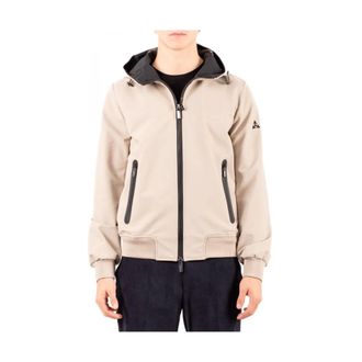 H&egrave;SKIMO Bomber Jackets, male, Beige, M, Technical Fabric Jacket