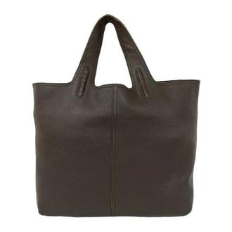 Bottega Veneta Pre-owned Tote Bags, female, Brown, Size: ONE SIZE Pre-owned Intrecciato Leather Tote Bag