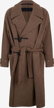 Christophe Lemaire Oversize-Mantel aus Wolle und Alpaka Duffle Coat