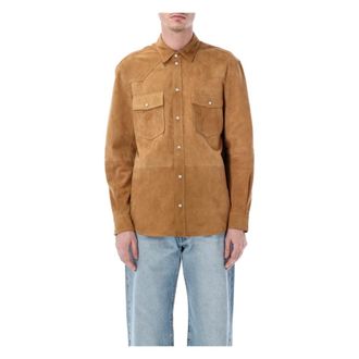 S.W.O.R.D 6.6.44 Light Jackets, male, Brown, Size: XL Texana Shirt Jacket