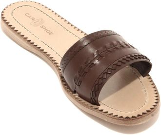Car Shoe Natuurlijk Leren Sandaal Schoenen - Dames - Sandalen - Bruin - 38 EU - Schoenen