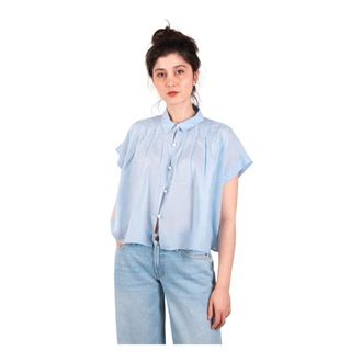 Mother Denim Blouse The Swing and Sway - female - Mother - Shirts - Blue - M - Blouses & Shirts