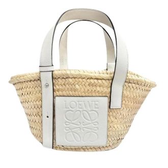 Loewe Pre-owned Basket Handbag - Dames - Vintage Handtas - Beige - ONE Size - Leer - Vintage