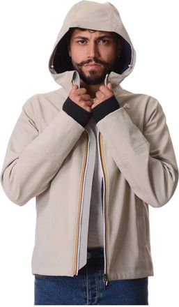 K-Way Joachim Bonded Korte Jas - Heren - Zomerjassen - Beige - 2XL - Jassen