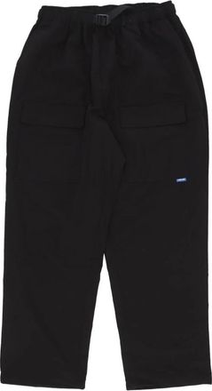 Usual Zwarte Lichtgewicht Mesh Broek - Heren - Straight fit broeken - Zwart - S - Polyester - Broeken