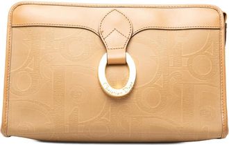 Dior Pre-owned Dior Diorissimo Trotter Coated Canvas Clutch Ladies LE1NGXYCFZGIIY3Z