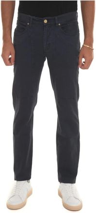 Jeckerson Slim Fit 5-Pocket Broek - Heren - Slim Fit Jeans - Blauw - W38 - Katoen - Jeans