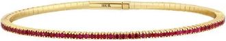 Bony Levy Ruby Flex Tennis Bracelet in 18Kyg at Nordstrom, Size Medium