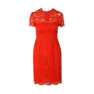 Valentino Valentino Kant Midi Jurk - 10s