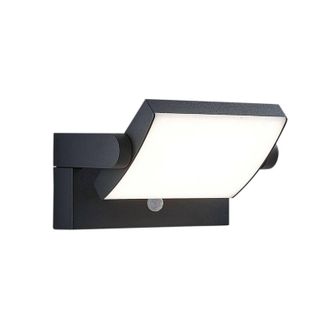 Lindby Lindby - L&aacute;mpara De Pared Exterior sherin En Negro Aluminio