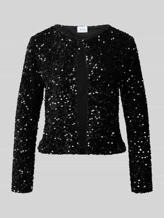 Vila Jacke mit Paillettenbesatz Modell FAITH in Black, Gr&ouml;&szlig;e S