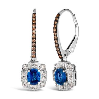 Le Vian Ladies Periwinkle Earrings set in 14K Vanilla Gold