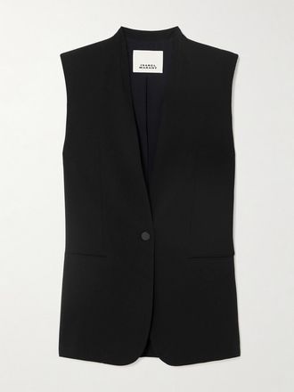 Isabel Marant Gilet In Cady Emara - Nero