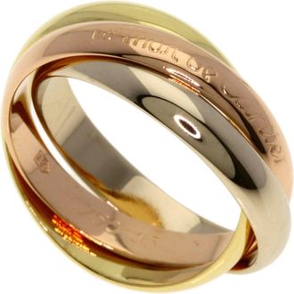 Cartier Trinity Yellow Gold (18K) Pink Gold (18K) White Gold (18K) Band Ring (Pre-Owned)